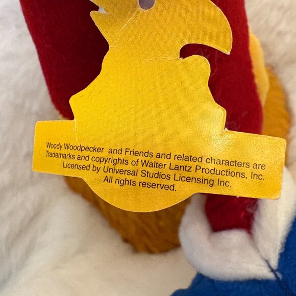 Woody Woodpecker 10in Vintage Stuffie Toy (SKU: 293TO) - Picture 3 of 13